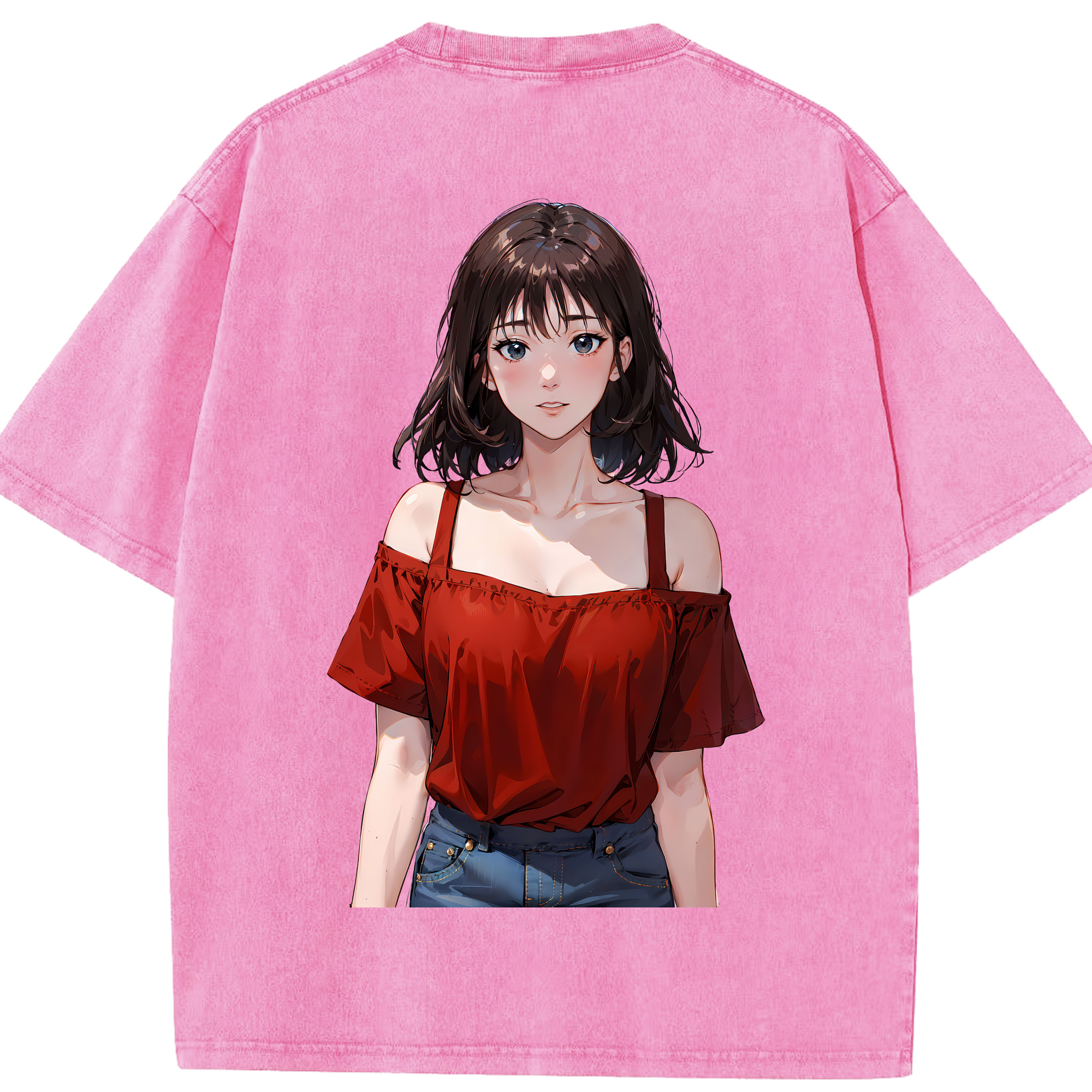 （画像用） SLAM DUNK／スラムダンク 綿100% ヴィンテージ風 半袖Tシャツ（背面プリント）